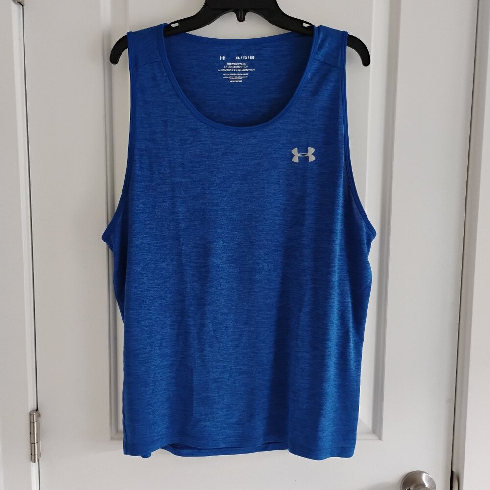Under Armour Men's Blue Tank Top Size XL